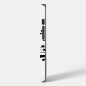 Coques Case-Mate iPhone Johann Sebastian Bach Portrait et buste avec notes (Verso / Gauche)