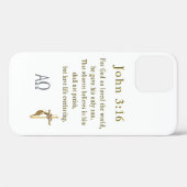 Coques Case-Mate iPhone John 3:16 (Verso (horizontal))