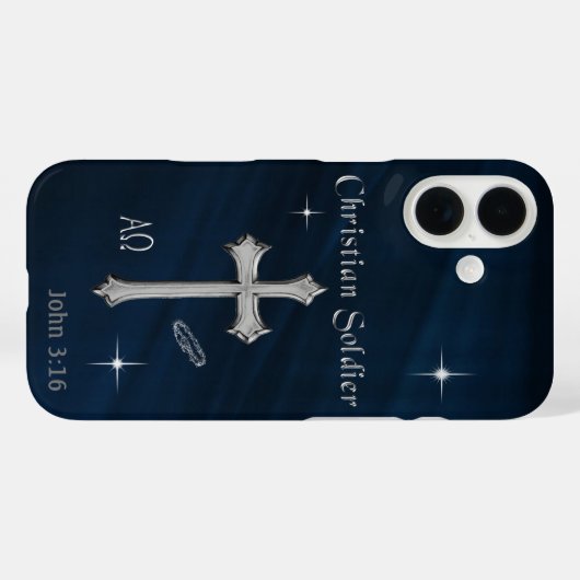 Coques Case-Mate iPhone John 3:16 (Verso (horizontal))