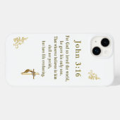 Coques Case-Mate iPhone John 3:16 (Verso (horizontal))