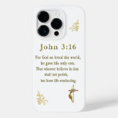 Coques Case-Mate iPhone John 3:16 (Verso)
