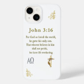 Coques Case-Mate iPhone John 3:16 (Verso)