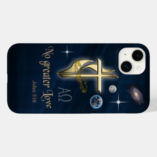 Coques Case-Mate iPhone John 3:16 (Verso (horizontal))