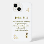 Coques Case-Mate iPhone John 3:16 (Verso)