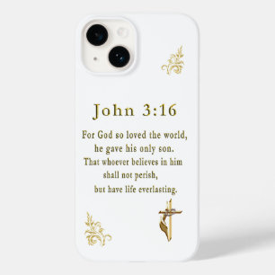 Coque Pour iPhone 14 John 3:16