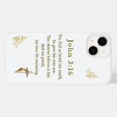 Coques Case-Mate iPhone John 3:16 (Verso (horizontal))