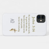 Coques Case-Mate iPhone John 3:16 (Dos (Horizontal))