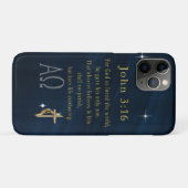 Coques Case-Mate iPhone John 3:16 (Dos (Horizontal))