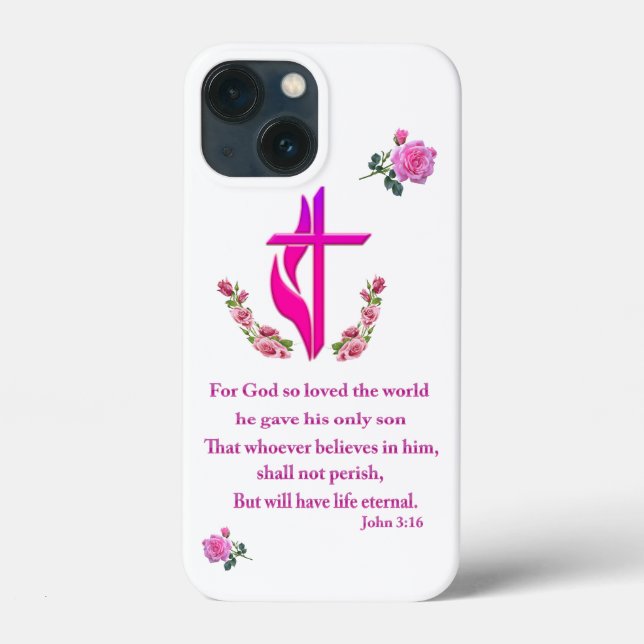 Coques Case-Mate iPhone John 3:16 (Verso)