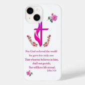 Coques Case-Mate iPhone John 3:16 (Verso)