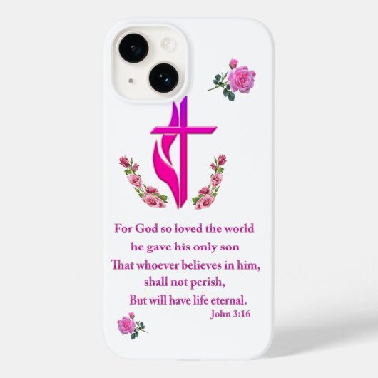 Coques Case-Mate iPhone John 3:16 (Verso)