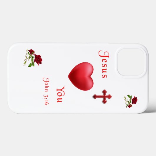 Coques Case-Mate iPhone John 3:16 (Verso (horizontal))