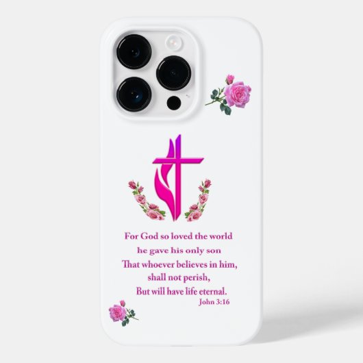 Coques Case-Mate iPhone John 3:16 (Verso)