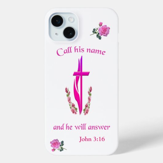Coques Case-Mate iPhone John 3:16 (Verso)