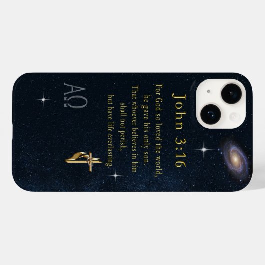 Coques Case-Mate iPhone John 3:16 (Verso (horizontal))