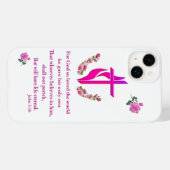Coques Case-Mate iPhone John 3:16 (Verso (horizontal))