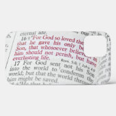 Coques Case-Mate iPhone John 3:16 (Verso (horizontal))