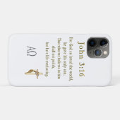 Coques Case-Mate iPhone John 3:16 (Dos (Horizontal))