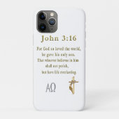 Coques Case-Mate iPhone John 3:16 (Dos)