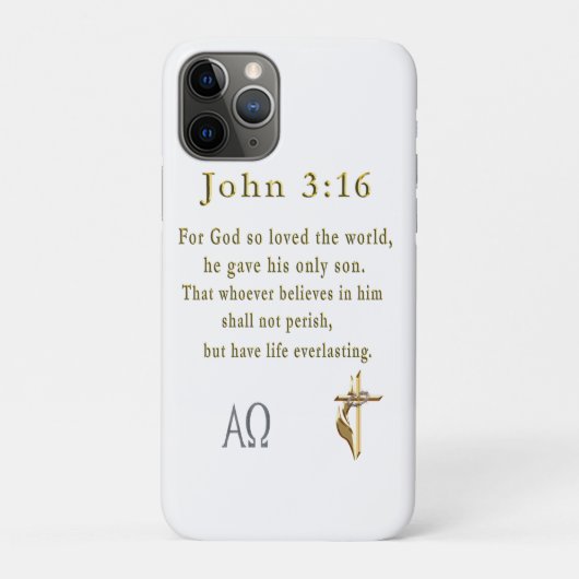 Coques Case-Mate iPhone John 3:16 (Dos)