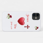Coques Case-Mate iPhone John 3:16 (Dos (Horizontal))