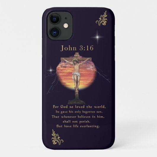 Coques Case-Mate iPhone John 3:166 (Dos)