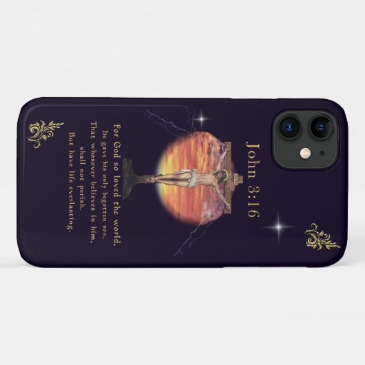 Coques Case-Mate iPhone John 3:166 (Dos (Horizontal))