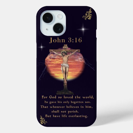 Coques Case-Mate iPhone John 3:166 (Verso)