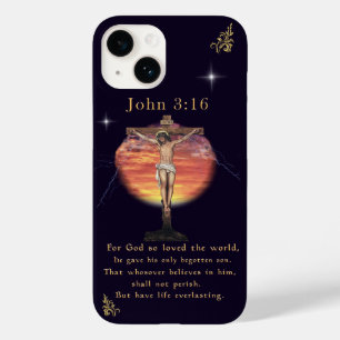 Coque Pour iPhone 14 John 3:166