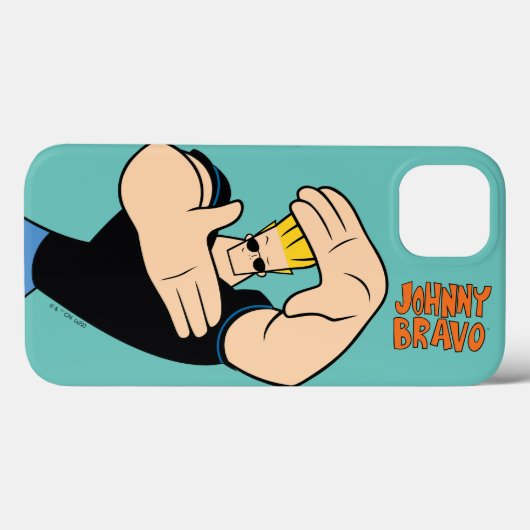 Coques Case-Mate iPhone Johnny Bravo Picture Frame Pose (Verso (horizontal))