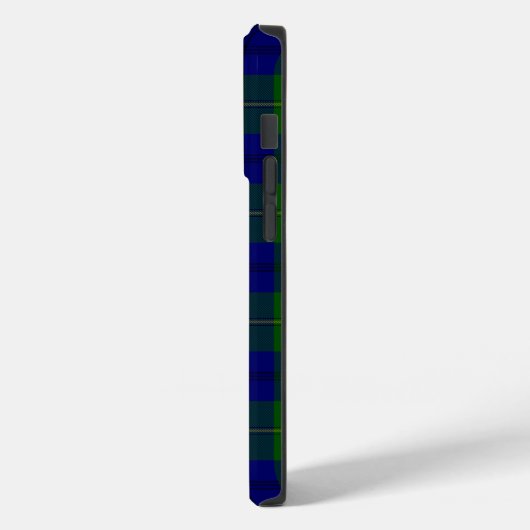 Coques Case-Mate iPhone Johnstone tartan bleu vert plaid (Verso / Gauche)