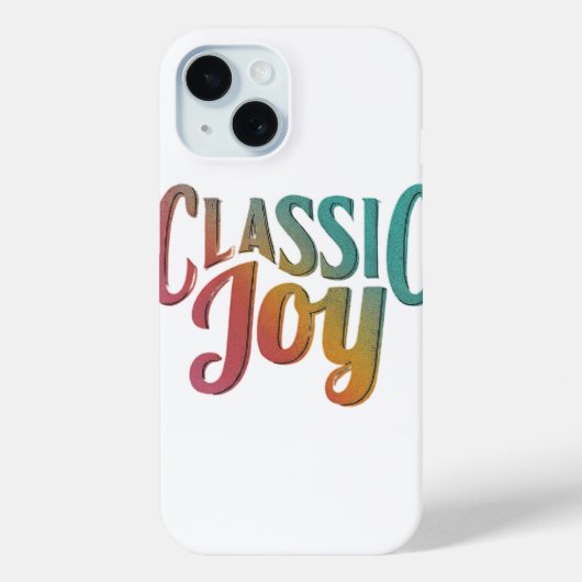 Coques Case-Mate iPhone Joie classique (Verso)