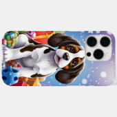 Coques Case-Mate iPhone 🎄🐶 Joie de chiot mignonne de style dessin animé (Verso (horizontal))