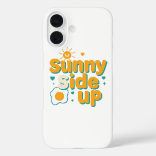 Coques iPhone 16 Joie de vivre "Sunny Side Up" avec œuf et soleil