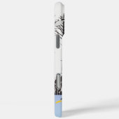 Coques Case-Mate iPhone Joie d'hiver - Chat avec foulard Birch Trees Cardi (Verso / Droite)