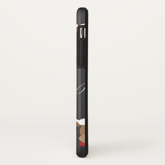 Coques Case-Mate iPhone Joie mignonne de renne (Dos/Gauche)