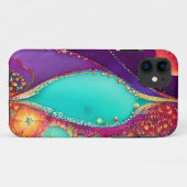 Coques Case-Mate iPhone Joli Art De La Plage Abstrait (Dos (Horizontal))
