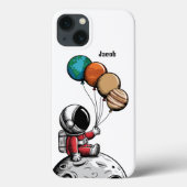 Coques Case-Mate iPhone Joli Astronaute Fantaisiste, Planète Espace Extra- (Verso)