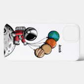 Coques Case-Mate iPhone Joli Astronaute Fantaisiste, Planète Espace Extra- (Verso (horizontal))
