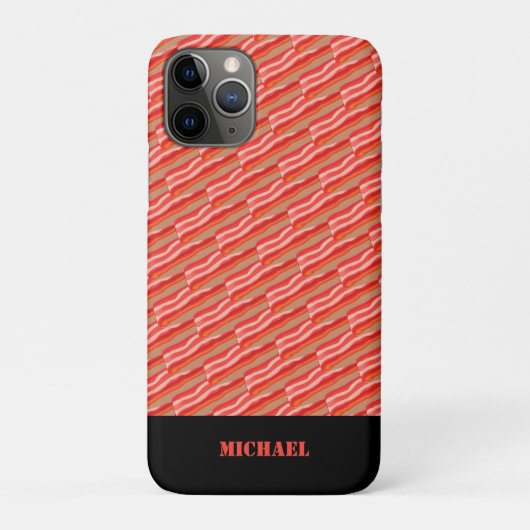 Coques Case-Mate iPhone Joli Bacon Personnalisé Drôle (Dos)
