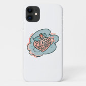 Coques Case-Mate iPhone Joli Boho Peach Rose Blue Planet Fruit (Dos)