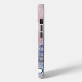 Coques Case-Mate iPhone Joli bonhomme de neige de Noël (Verso / Gauche)