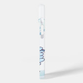 Coques Case-Mate iPhone Joli bonhomme de neige et vent d'hiver (Verso / Gauche)