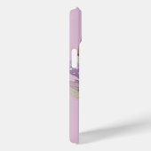 Coques Case-Mate iPhone Joli Chat Aquarelle Violet avec Flore (Verso / Droite)