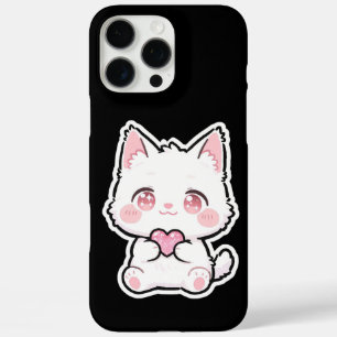 Coques iPhone 16 Pro Max Joli Chat Blanc