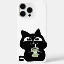 Joli Chat Noir Grassouillet
