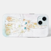 Coques Case-Mate iPhone Joli Chat Pastel Aquarelle (Verso (horizontal))