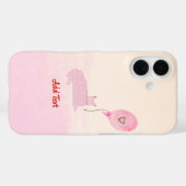 Coques Case-Mate iPhone Joli Chat Rose (Verso (horizontal))