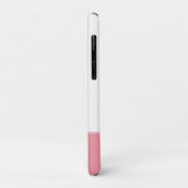 Coques Case-Mate iPhone Joli chat tabby & coeurs sur fond rose et blanc (Dos/Gauche)
