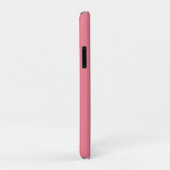 Coques Case-Mate iPhone Joli chat tigré & coeurs sur fond rose (Dos/Droite)
